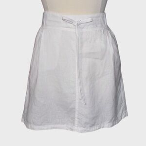 Athleta Linen Selline A-Line Skirt